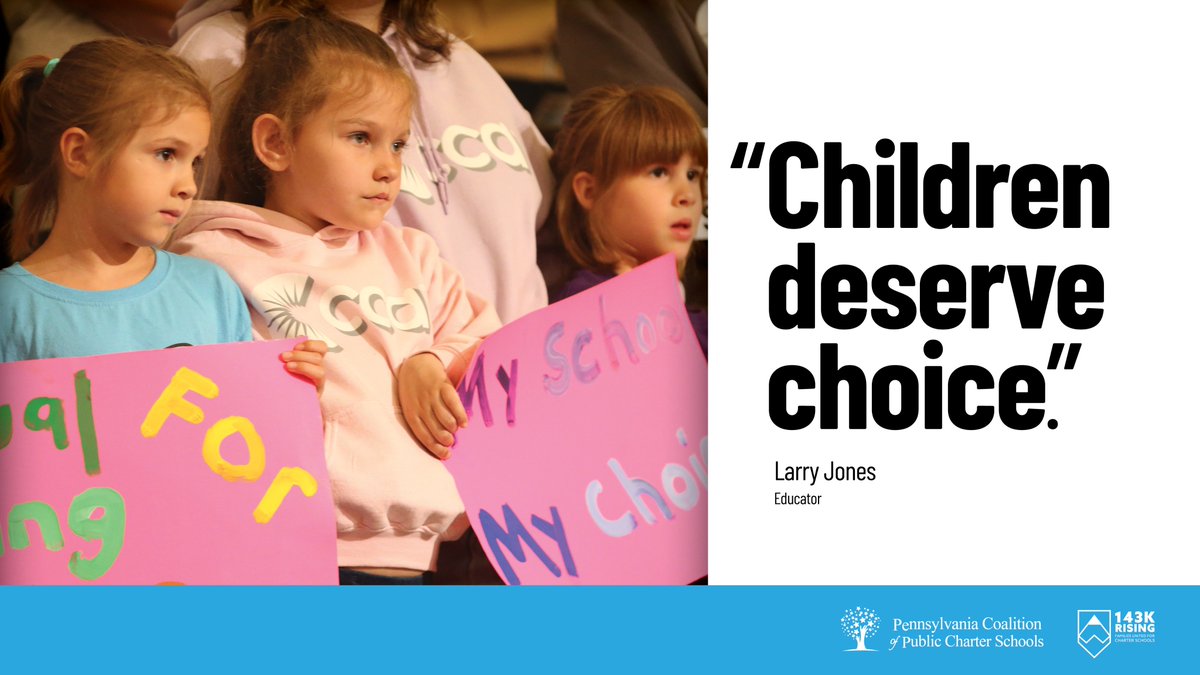 PALCS's tweet image. PA families choose public #charter and #cybercharter schools for a better #education and a better future for their children. Any budget cuts take away that right. Rise up and tell your lawmakers that children deserve #choice: bit.ly/440VOoz @pacharters2023 #VoteNoHB1422