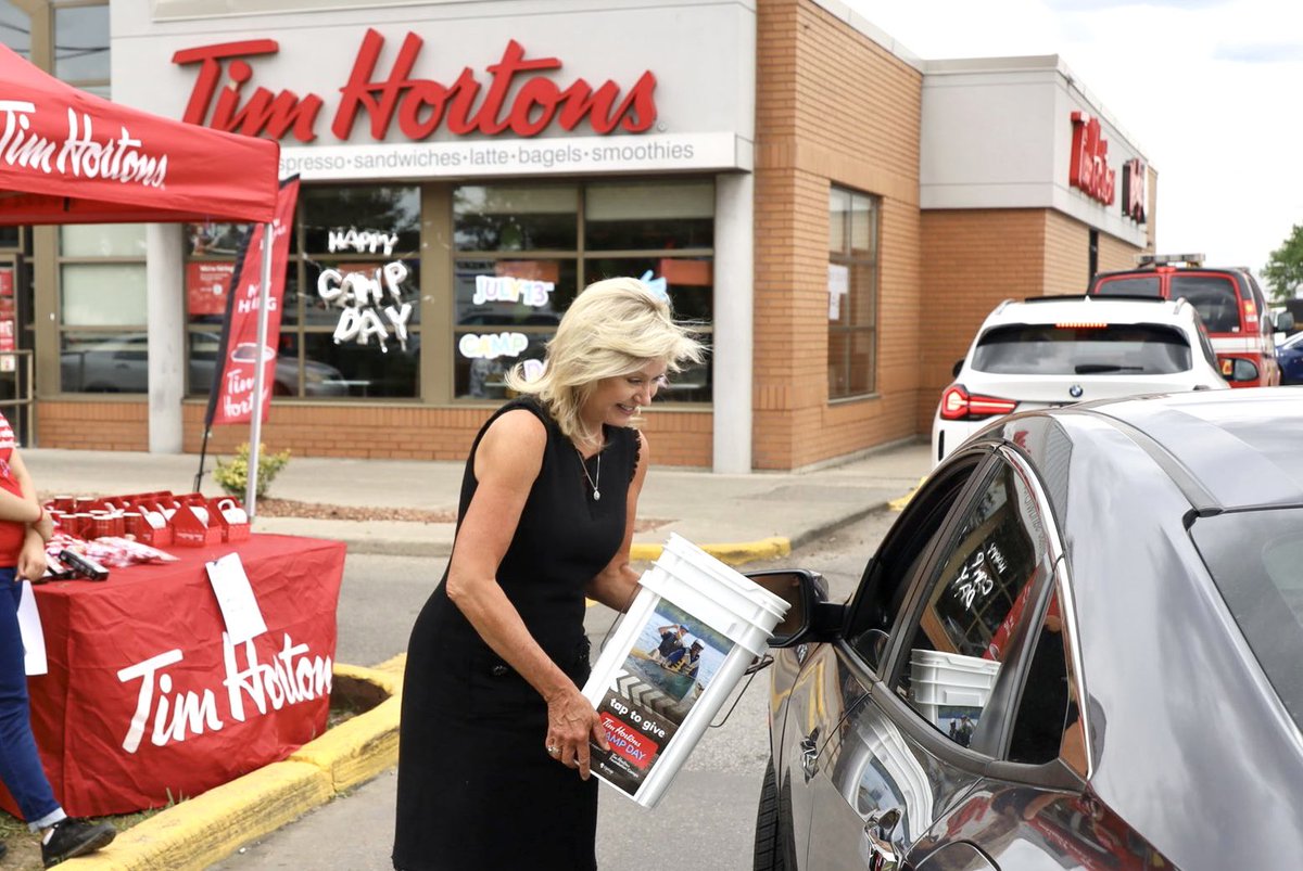 It’s <a href="/TimHortons/">Tim Hortons</a> #CampDay! 🏕️ 

100% of the proceeds from hot or iced coffees purchased today will help empower youth across Canada by helping them participate in the life changing experience of camp.

If you can, I encourage you to visit your local Tims and show your support.☕️