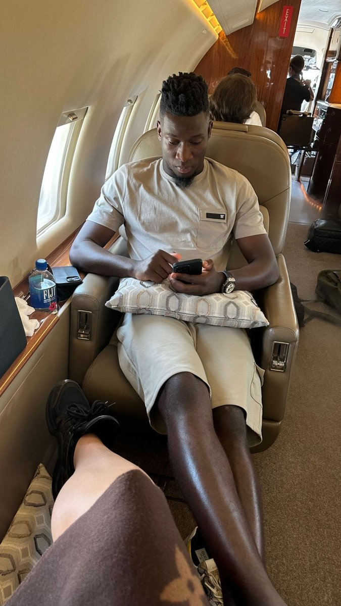 UtdPlug's tweet photo. Onana on his way 🔥✈️ https://t.co/mk1CTABa8G