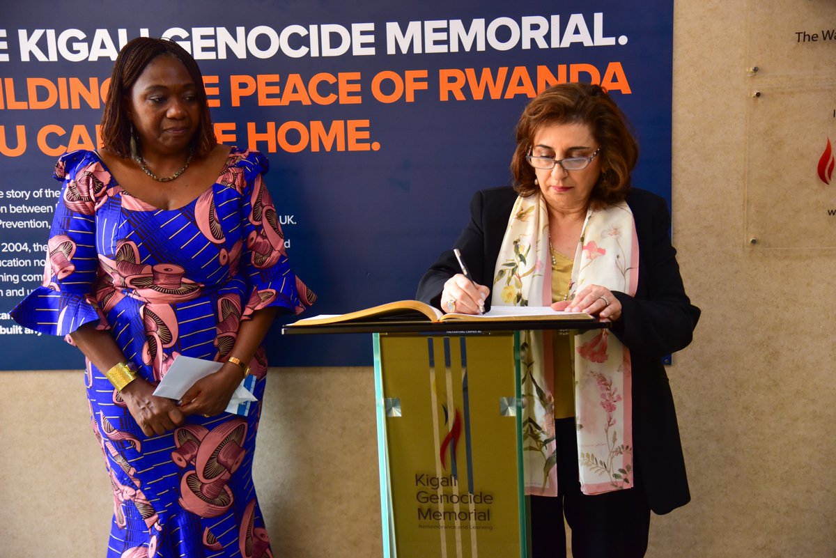 .<a href="/unwomenchief/">Sima Bahous</a> Sima Bahous laid a wreath to the <a href="/Kigali_Memorial/">Kigali Genocide Memorial</a> to honour the victims of the 1994 Genocide against the Tutsi, recognized the courage and resilience of Rwandan people and commended the leadership of the <a href="/RwandaGov/">Government of Rwanda</a> to immortalize this for us to remember and learn.