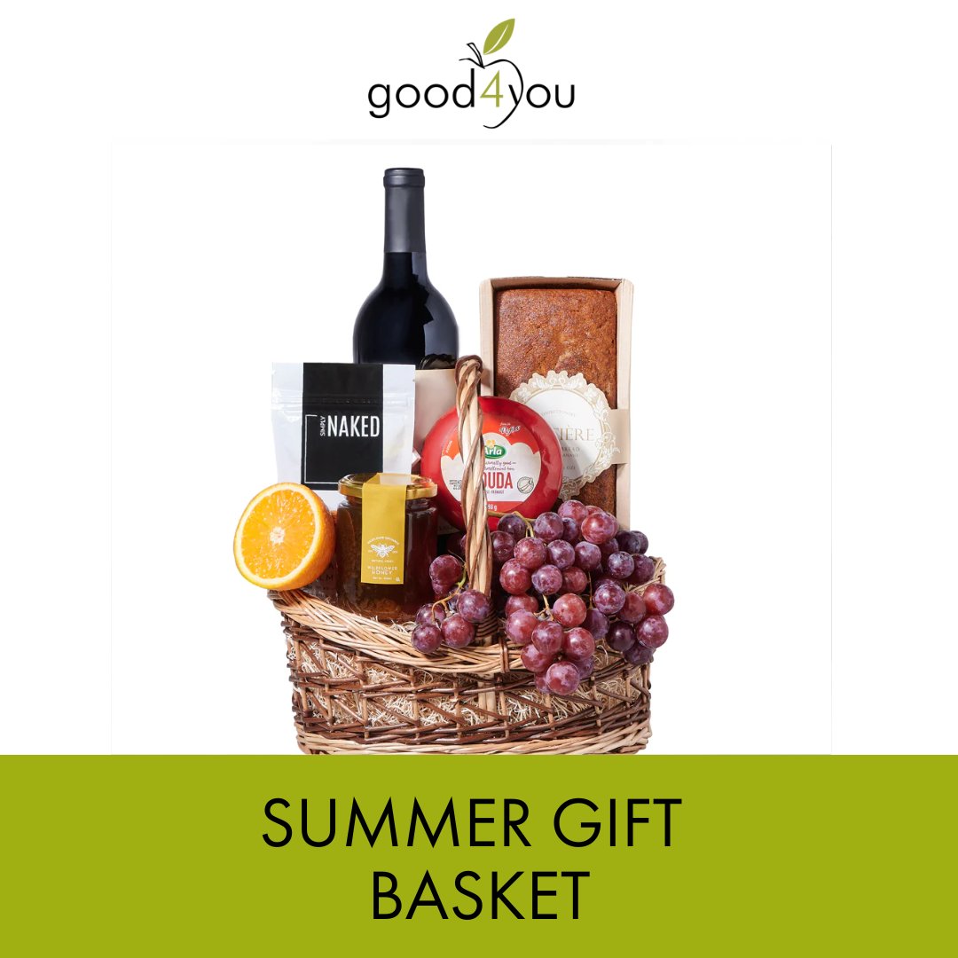 Good4You offers an abundance of Healthy Gift Baskets, featuring an array of fresh, organic, or gluten-free items!
For More:tinyurl.com/5cpk5axd
#SummerSizzleGifts,#SunshineSurprises,#SummerDelights,#BeachBounty