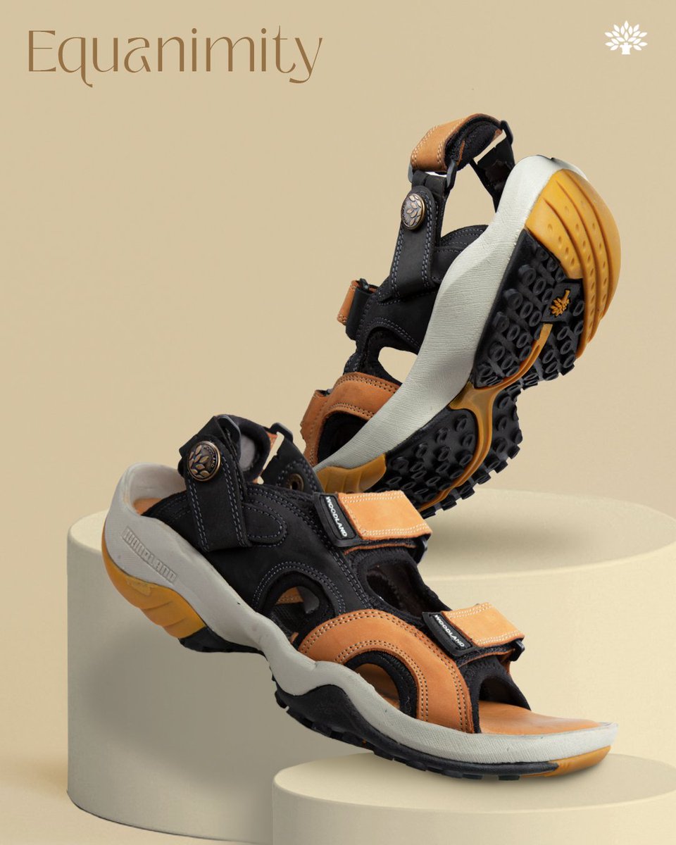 Woodland's tweet photo. Step into summer with our custom-fit #Snaype sandals. Crafted with a rubber outsole and nubuck upper to tackle monsoon adventures effortlessly; a comfortable fit for all your outdoor excursions.
#AdventureWithin
.
.
.
.
.
#Woodland #summercollection23 #sandal #comfort https://t.co/LEF4JVLgtU