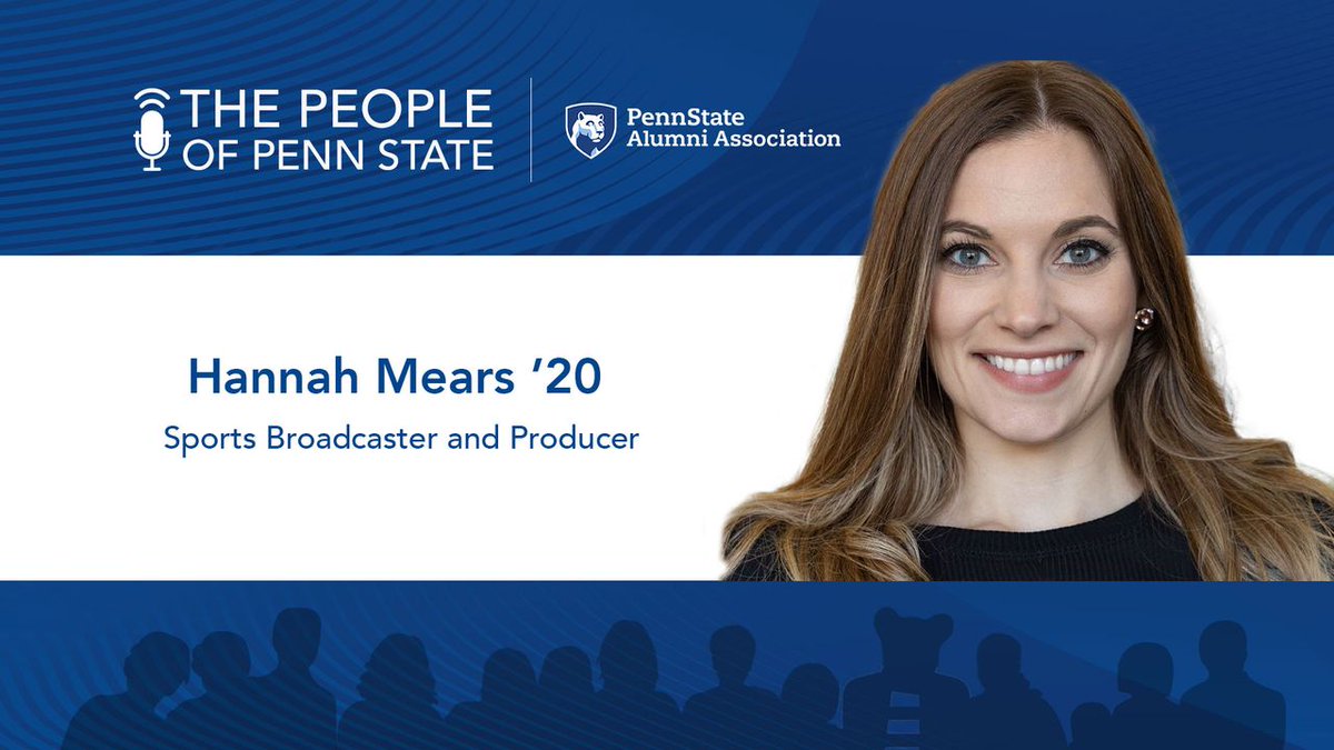 PennStateAlums's tweet photo. Our podcast series, "The People of Penn State," features alumni discussing their Penn State journey and how they're making an impact in their career field and/or community.

Listen to our last four episodes or view the full show lineup at https://t.co/86VVRFfl6C. https://t.co/kL1u1SxWJW