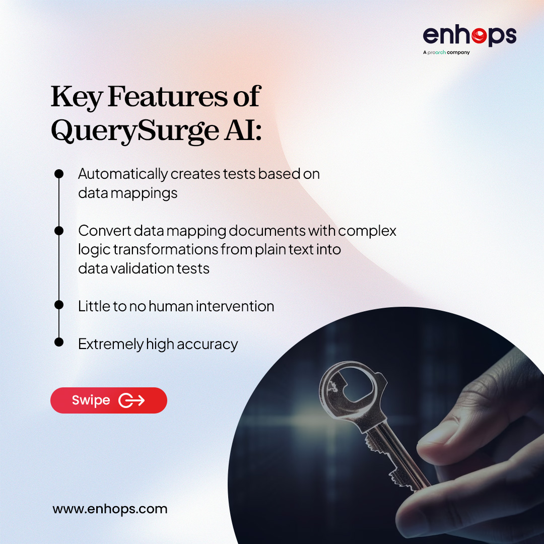 enhopssolutions's tweet image. Recently, one of our partners, QuerySurge, introduced their new AI-powered technology to bring a radical shift in ETL testing - tinyurl.com/mryfcuks - #generativeaisolution #etltesting #querysurge #enhops