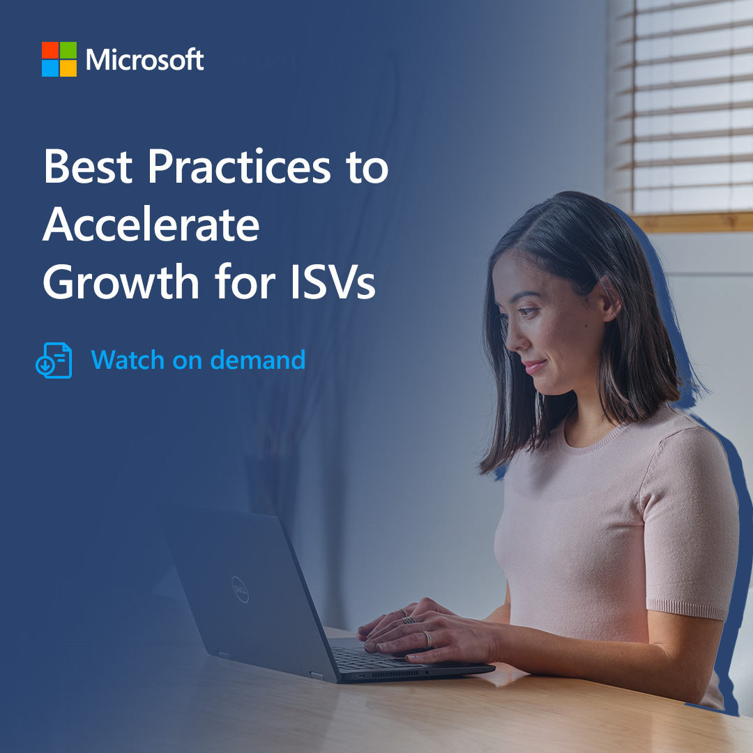 microsoftqatar's tweet image. 🚀 Accelerate your growth as an ISV and discover the best practices to unlock the full potential of your business. 

Watch on demand and explore the GTM benefits, and powerful growth engines: msft.it/6013gfl0N

 #MicrosoftCloud #MicrosoftAzure