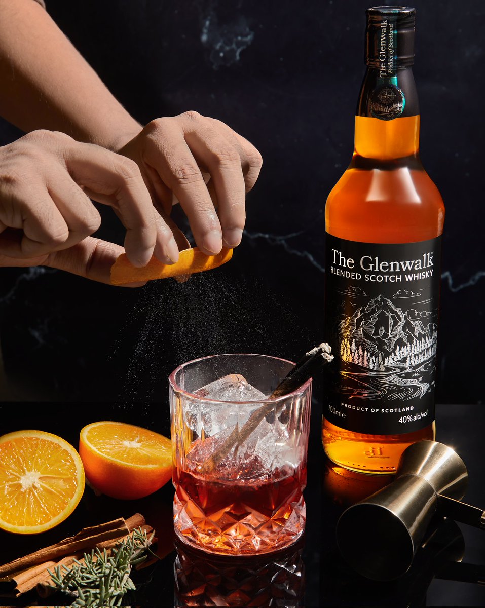 Traditional smooth taste enhanced with refreshing orange zest. #SanjayDutt #TheGlenwalkWhisky #TheProductOfScotland #ForgeYourOwnPath #Whisky #Scotch #Scotland