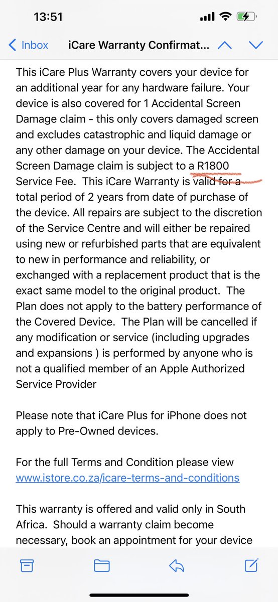 One the things that made me not to buy the iPhones 📱 between 7 and 11 was the icare and how the they removed the ceramic protection on them, they were fragile and easy to screen crack with one drop, with an admin fee of 1800 while costing 1900 to buy,
