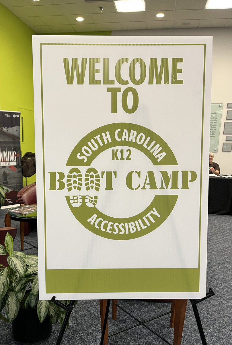 MindyKolin's tweet photo. Excited to present on behalf of @teachaccess at the South Carolina #Accessibility BootCamp at SCETV, Columbia SC! https://t.co/aoglaRjCXK