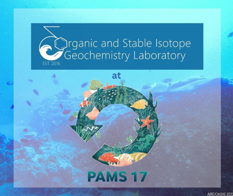 OASISGeochemLab's tweet photo. D-1 until PAMS 17! 🌊 

Catch the members of the OASIS Geochem Lab as we share our research through talks and posters. We look forward to engaging in fruitful discussions and learning from our fellow marine scientists! 🐠🤿

Let's make waves together at PAMS 17! See you there! 🥰 https://t.co/D7DlYDlr2h