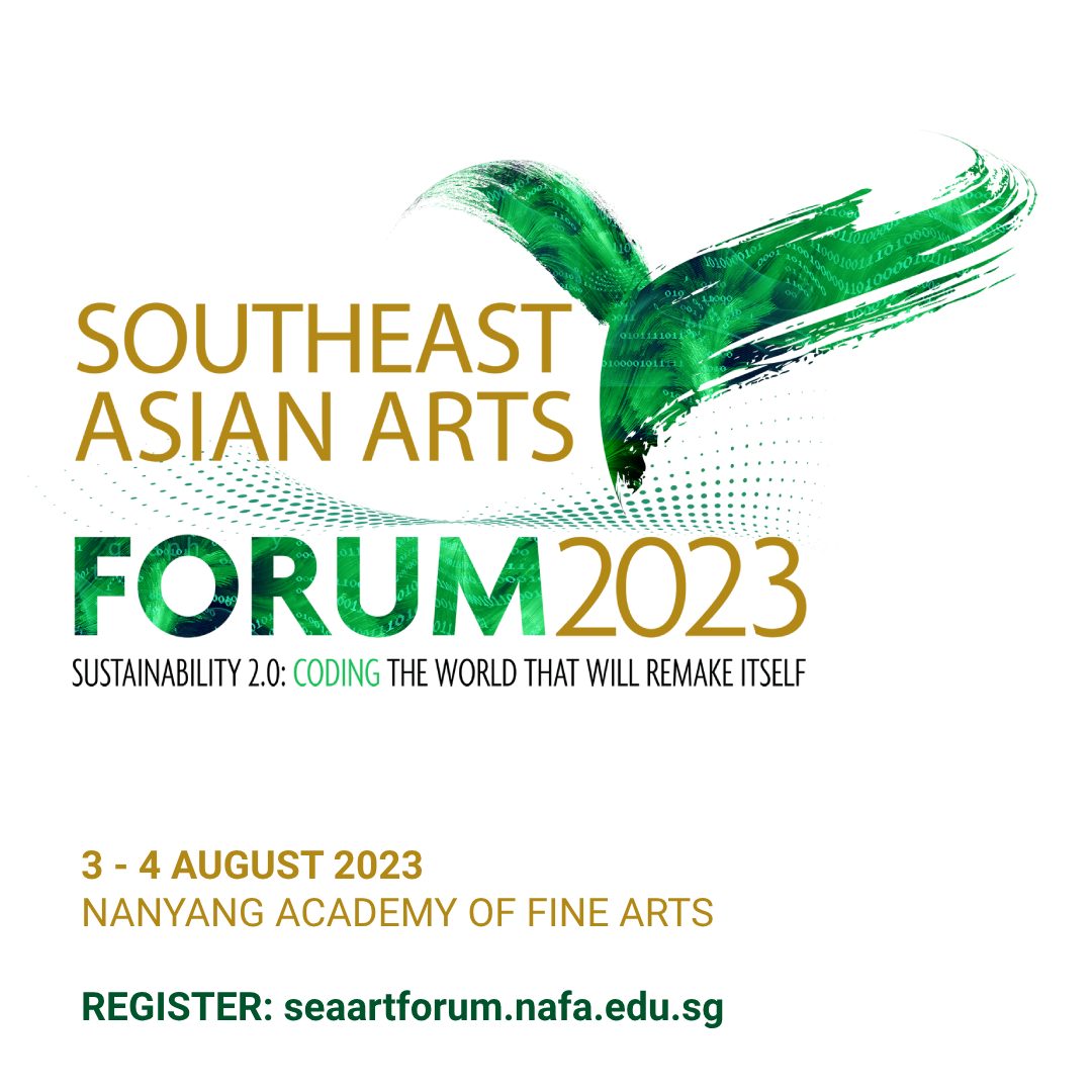 The Southeast Asian Arts Forum 2023 aims to explore this narrative surrounding the cycle of creation and destruction. Its fourth edition aims to facilitating an exchange of knowledge from the community to the classroom and vice versa.
Read more seaartforum.nafa.edu.sg