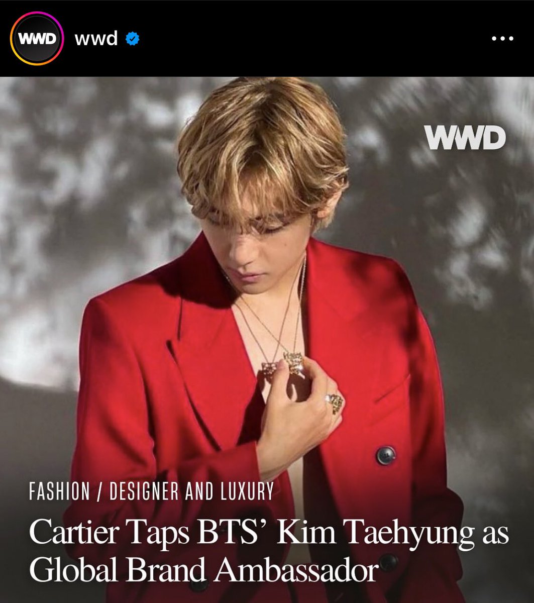 Cartier Taps BTS' Kim Taehyung as Global Brand Ambassador