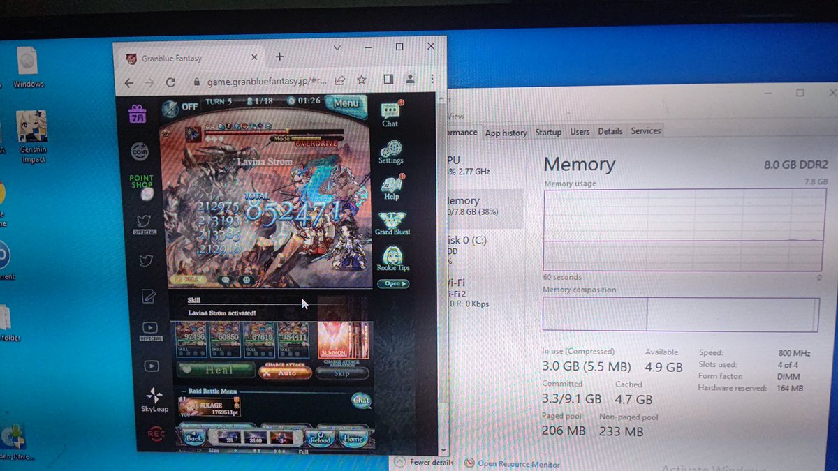 tobikage1988's tweet image. if it works it works!

#GranblueFantasy 
#ddr2 
#core2duo 
#グラブル