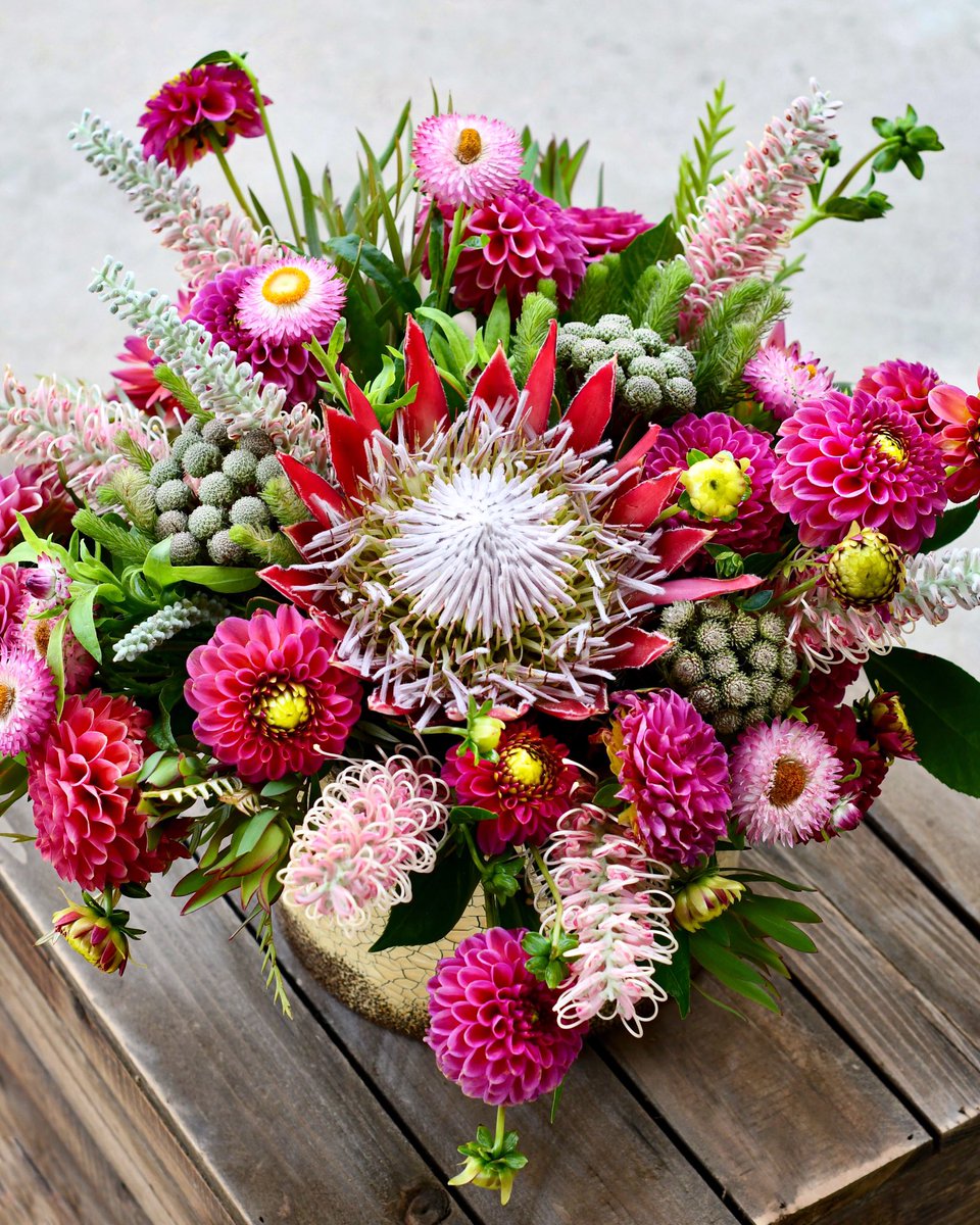 Time for your mid-week mood-boost 🍃🌸👑🌷🌿 #wellnesswednesday #moodboost #inspiredbynature #fabulousflorals #protea #allthingsbotanical #cagrown