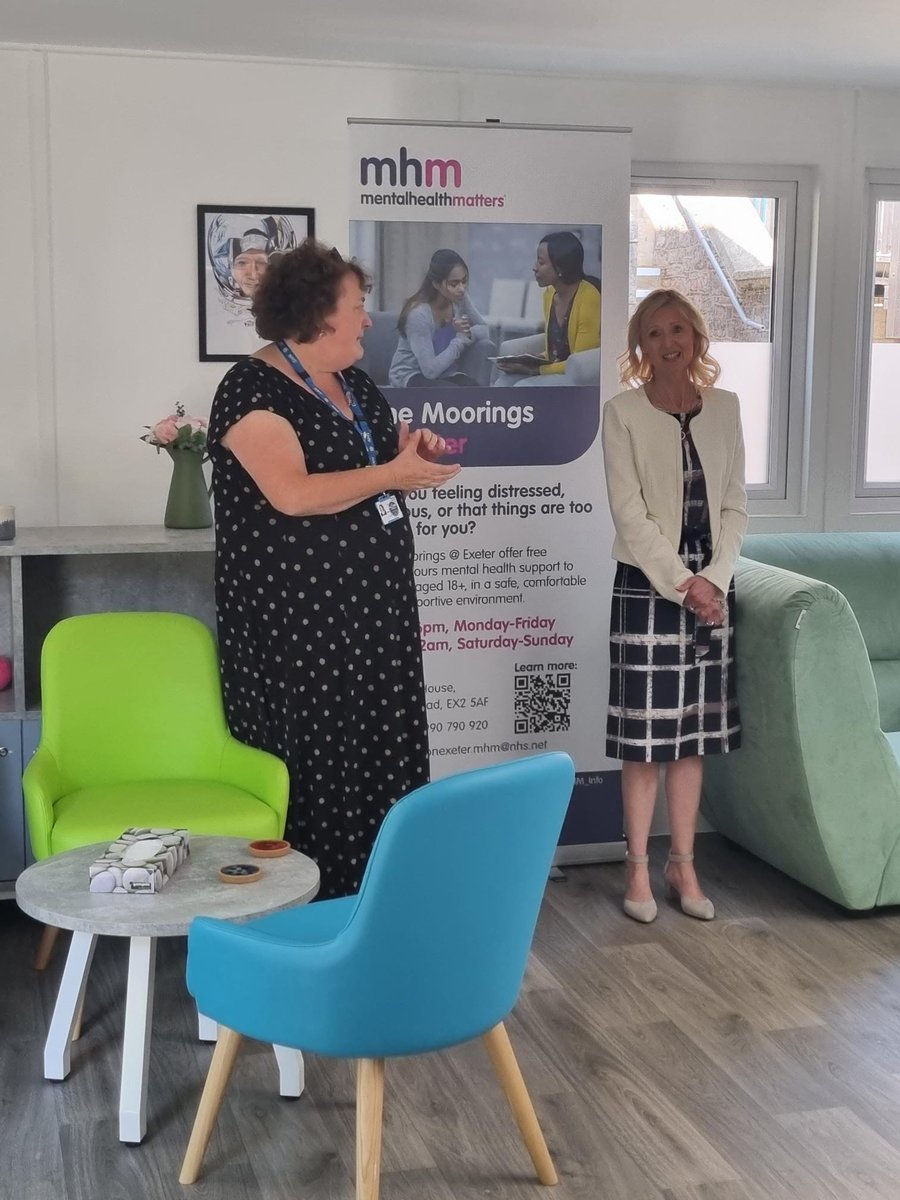 MHM_Info's tweet photo. Wonderful to see so many people attend our official new site opening of Moorings@Exeter in conjuncture with @DPT_NHS.

It's great to see the support for the service and the benefits it can bring to the local community. #mentalhealth 

https://t.co/gKtTUhGXcn https://t.co/2Zct9Qvf1Q