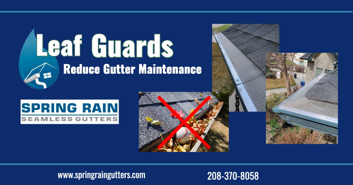 SpringGutters's tweet image. 🌿🍃 Leaf Guards: No clogs, no hassle! Experience maintenance-free gutters with our innovative covers. 🍂🚫 Enjoy smooth water flow and prevent debris buildup. Call 208-370-8058 for a free estimate. 🌟🏠 #LeafGuards #GutterProtection #MaintenanceFreeGutters