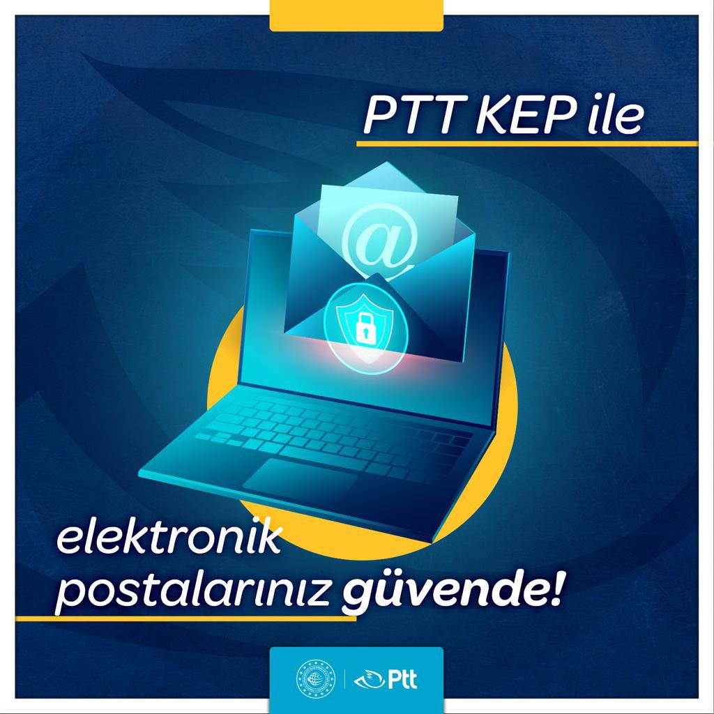 PTTKurumsal's tweet photo. Güvenli haberleşmenin adresi #PTTKEP!
E-postanın gönderim ve alımına dair kanıtların oluşturulup saklandığı bir iletim hizmeti olan PTT KEP ile yazışmalarınız güvende.
Detaylı bilgi için ➡️ https://t.co/waJI51ZPIO
#HerAnında https://t.co/aP1ZRMpCaz
