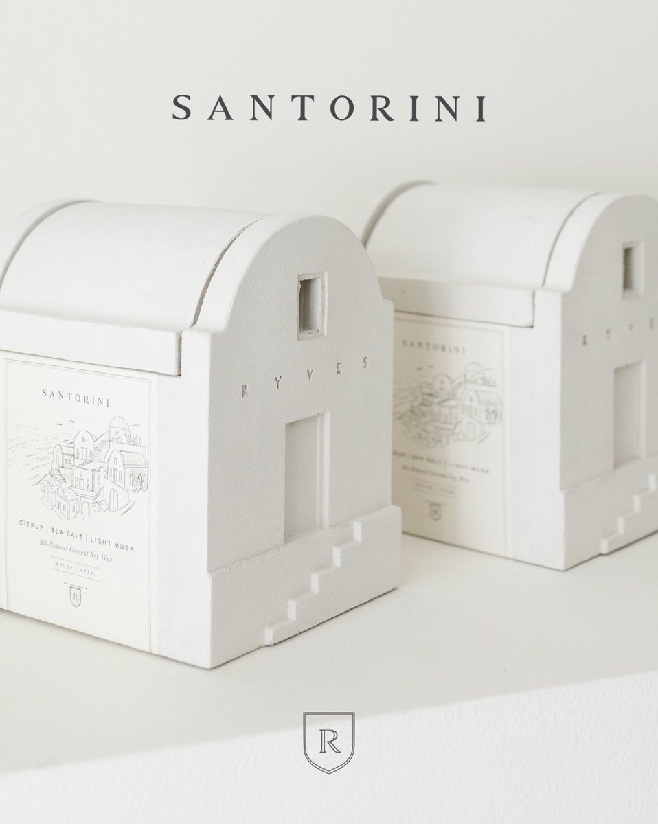 ryvescandles's tweet image. Introducing the new Santorini candle.

#santorini #greece #cycladicarchitecture