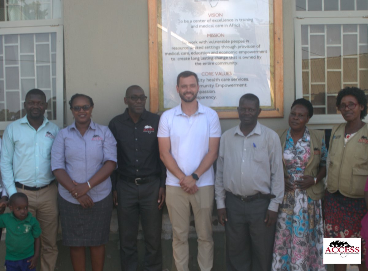 UPDATE: Thrilled to have Mr. August Pabst from One world Child Fund <a href="/owcf/">One World Children's Fund</a> at <a href="/ACCESS_UG/">African Community Center for Social Sustainability</a>.
#VisitAugustPabstOVC 
<a href="/rkalyes1/">Robert Kalyesubula,MD, FISN(USA), PhD-FRCP(London)</a> <a href="/EstherloyKatali/">Estherloy Katali A</a>