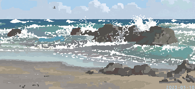 「sand shore」 illustration images(Latest)