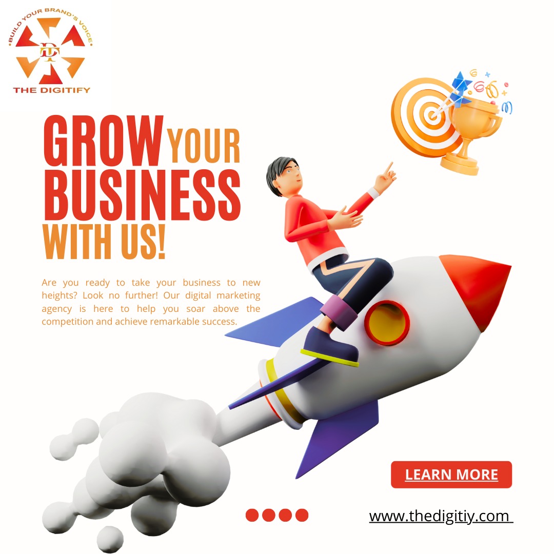 Take Your Business to New Heights with Our Proven Strategies

Visit your website - Link in the Bio
For more information
Contact us - 9318397513

#thedigitify #BusinessBoosters #SuccessStrategies #BusinessGrowth #ProvenMethods #NewHeights #BusinessExpansion #WinningStrategies