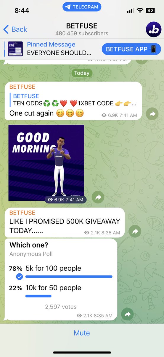 michellesamk2's tweet photo. @BETFUSE1 5k for 100 people
8132349091
Opay 🙏 https://t.co/P6lfZtepld