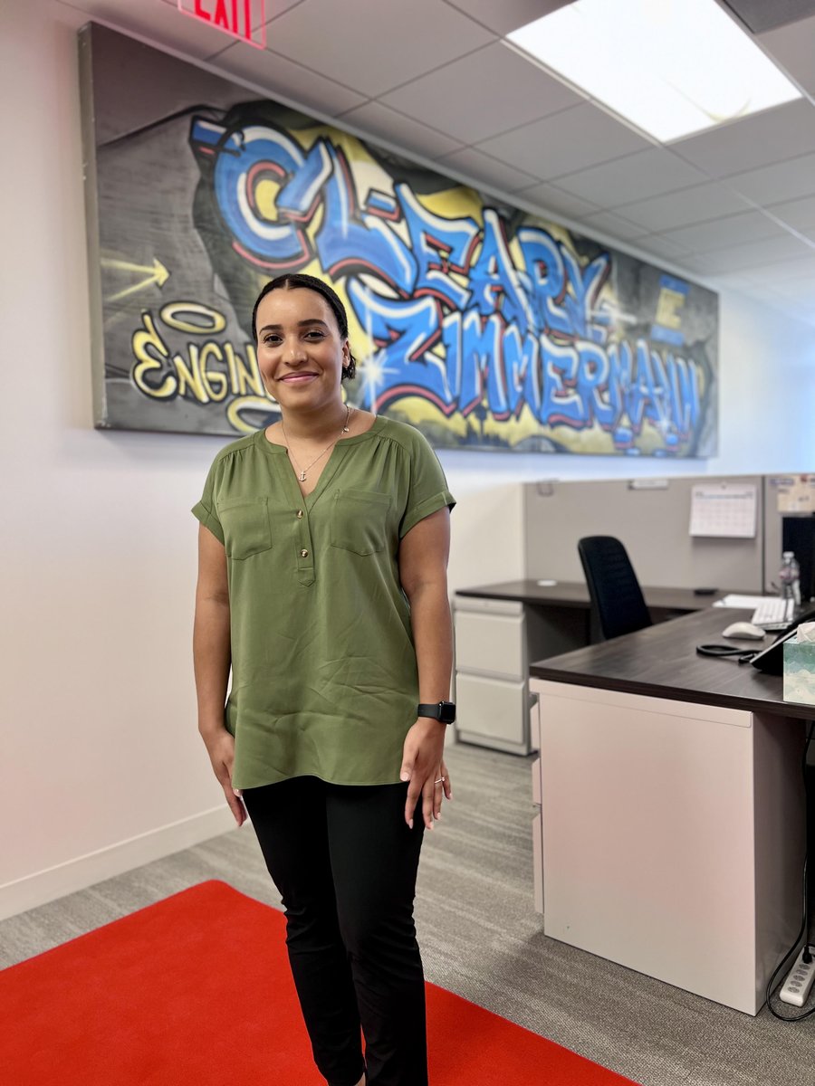 We rolled out the red carpet in Houston this week for Priscilla Nkosi, Electrical EIT!

Welcome Aboard! 

#Clearyzimmermann #MEPengineers #Texasengineers #Rollouttheredcarpet
