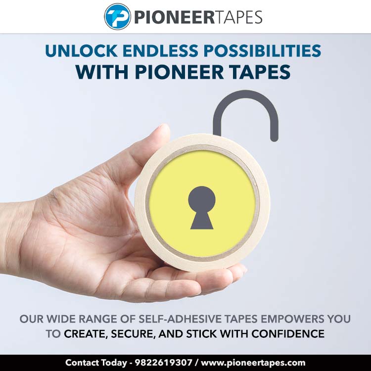 PioneerTapes's tweet image. Discover a world of limitless potential with Pioneer Tapes! 🌟Our diverse collection of self-adhesive tapes unleashes your creativity. 

Call 9822619307 OR Get it here- pioneertapes.com/contact-us/

#UnleashYourPotential #CreateWithConfidence #UnleashYourPotential #PioneerTapes