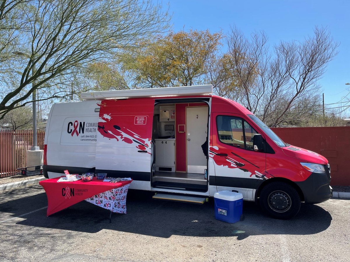 CANCommHealth's tweet photo. PHOENIX, AZ: The #CANphoenix team will be at #TrevorsVision on Thurs, July 20th providing free health screenings. Our mobile unit will be parked at 201 E Moreland St in #PhoenixAZ doing free #STI and #HIV testing from 5pm-7:30pm #Phoenix #KnowYourStatus #GetTested #PayItForward https://t.co/ikGy2wwic1