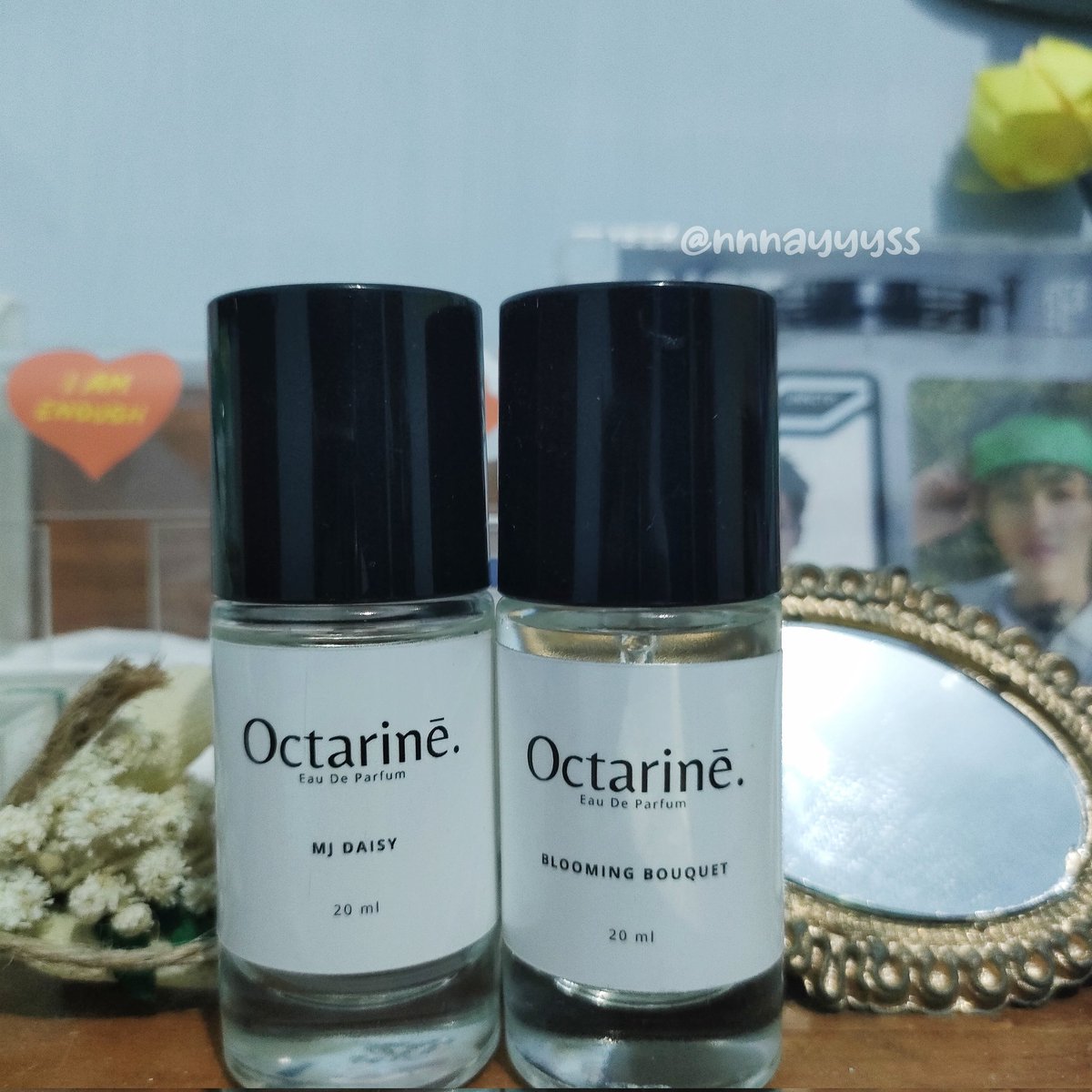 bluwieys's tweet image. —⁠☆ inspired perfume recommendation! awalnya aku beli parfum ini karna penasaran. dan beli yg paling kecil 20ml untuk nyobain ajaa, and WOAH! ternyata wanginya enak dan ga bkin enek gitu. worth to buy! kesukaanku yg blooming bouquet &amp;amp; scandalous🌷 
🖇️shope.ee/40CrLZz9bI