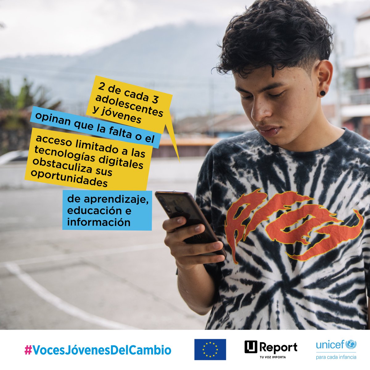 📚Para la juventud de América Latina y el Caribe, invertir en infraestructura y acceso a tecnologías es clave para su desarrollo.

Conocé qué más les preocupa aquí: unicef.org/lac/Voces-jove…
 #VocesJovenesDelCambio #TuVozImporta