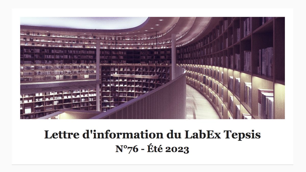 Labex Tepsis tweet media