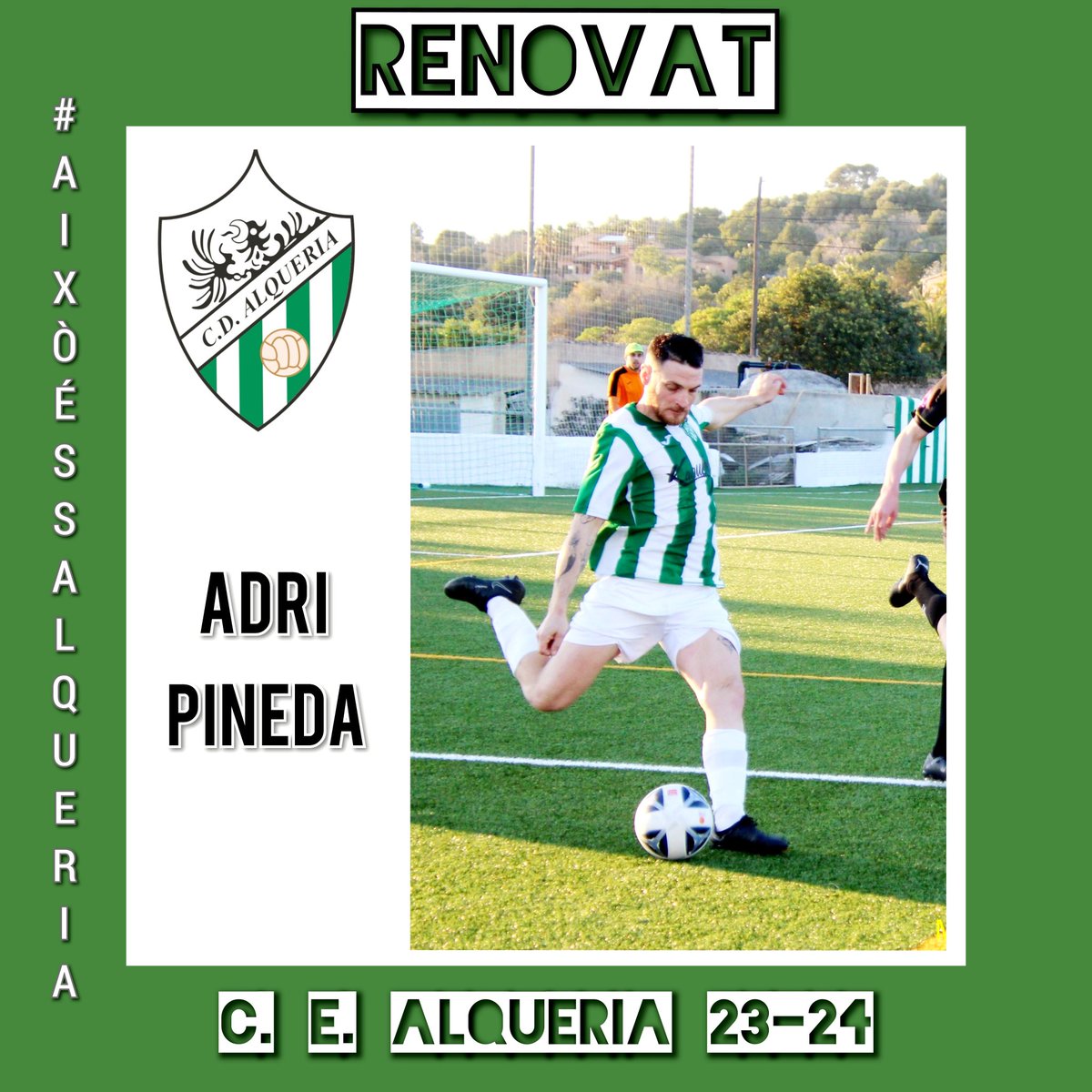 🚨RENOVACIÓ🚨

Es un dels nostres, ja hem perdut el compte dels anys que ha estat a sa Teulera i es un curiablanquer més!

Adri Pineda continuarà donant guerra un any més per sa Teulera!

#aixòéssalqueria #amuntshalque #futbolialgomes #sateuleracanostracateva