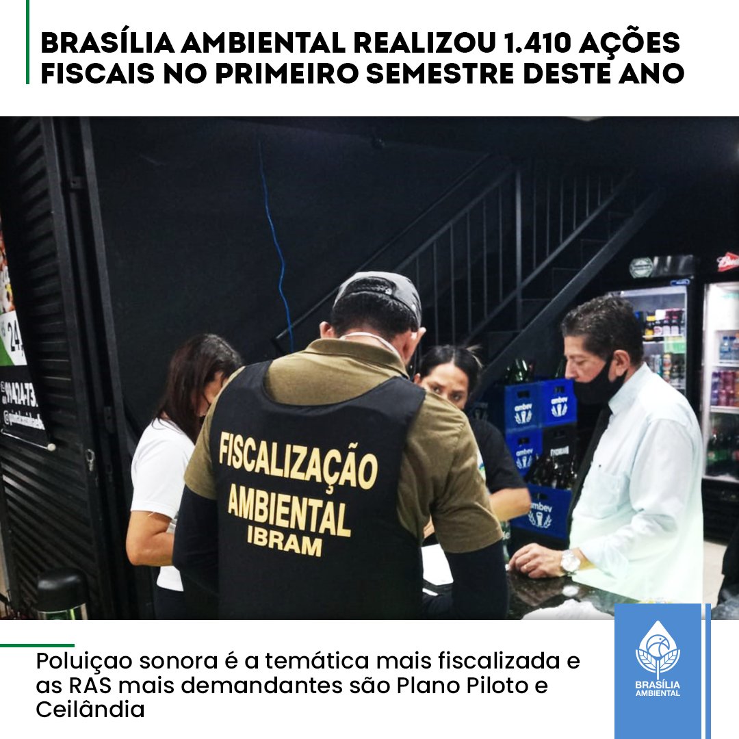 bsb_ambiental's tweet photo. O Brasília Ambiental realizou 1.410 ações fiscais no primeiro semestre de 2023! A temática mais abordada foi a poluição sonora, com 519 ações, seguida pela fauna e flora. Presidente Rôney Nemer destaca o empenho dos auditores para proteger o meio ambiente. https://t.co/OvmoL3ioCY