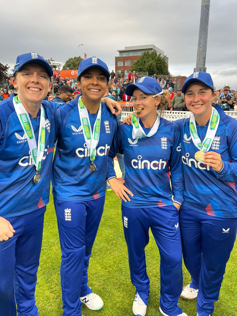 Well that was pretty special. The craziest series I’ve ever been involved in and so proud to come back to draw the Ashes and take home two white ball series wins. Love these gals! Thanks for all of the support over the last month, we’ve felt you ❤️