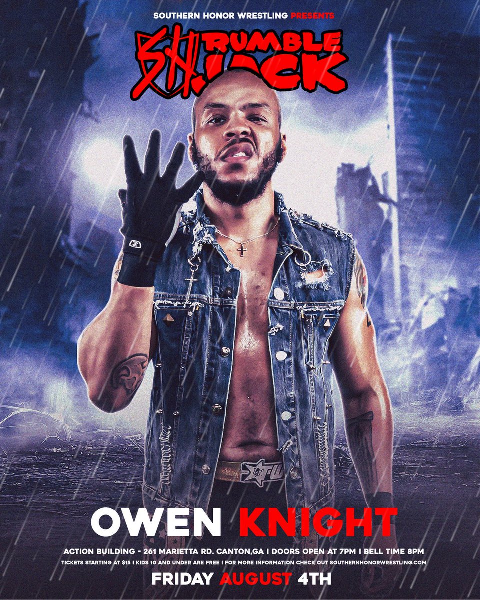 SHonorWrestling's tweet photo. At #SHW52, @TWTCapt won his #RumbleJack Qualifier match and is now officially an entrant in the 2023 RumbleJack! Owen has continually impressed with his RJ performances in years past. Can he win the whole thing this year and earn himself a title opportunity? Find out Aug. 4th! https://t.co/ow5huwjCMM