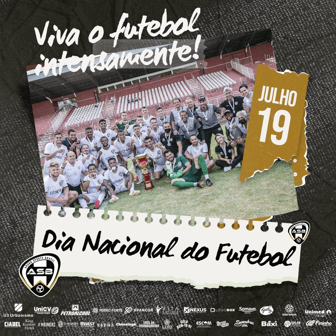 ogalomaringa's tweet photo. O futebol é paixão, é vida e está no sangue de cada torcedor.
É o esporte que move emoções e que faz parte do nosso dia a dia.
Feliz dia nacional do futebol!
#ArukoSportsBrasil #Aruko #DiaNacionaldoFutebol #SamuraiBlack #Futebol https://t.co/nzai5H9xuX