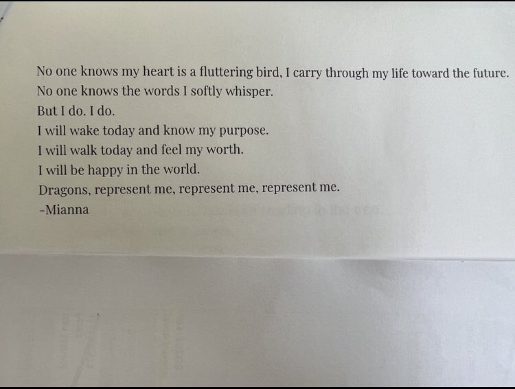 A fifth grader in Hawaii wrote this poem, and I can't get over the final line.