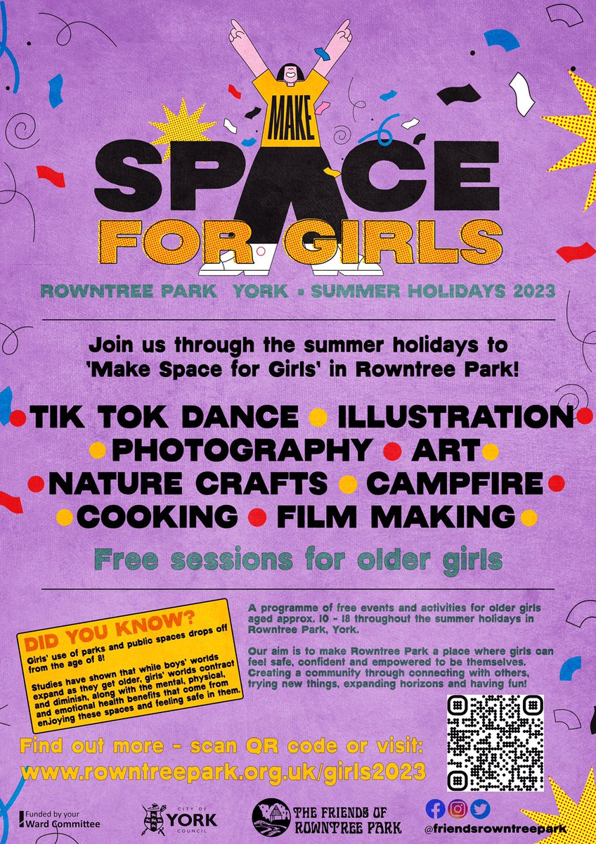 This summer in Rowntree Park with help of Ward funding <a href="/Fr_RowntreePark/">Friends of Rowntree Park</a>