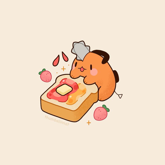 「笑い トースト」のTwitter画像/イラスト(新着)