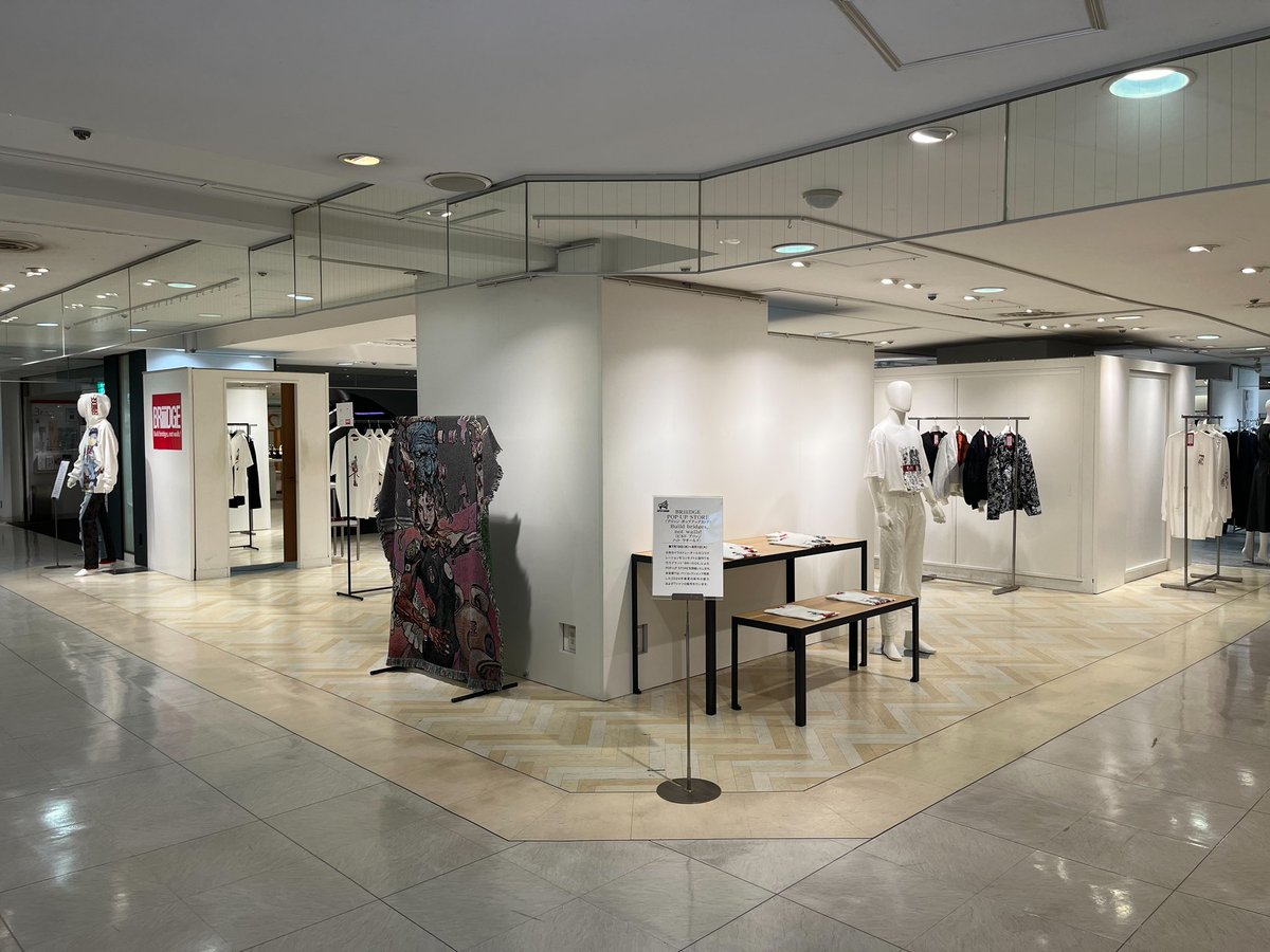 BriiidgeTokyo's tweet photo. From Paris to LA, back to Paris, and now Japan! We're popping up at the SEIBU department store in Ikebukuro!
#briiidge #tokyo #nippon #fashion #anime https://t.co/AlhgDWBcNI