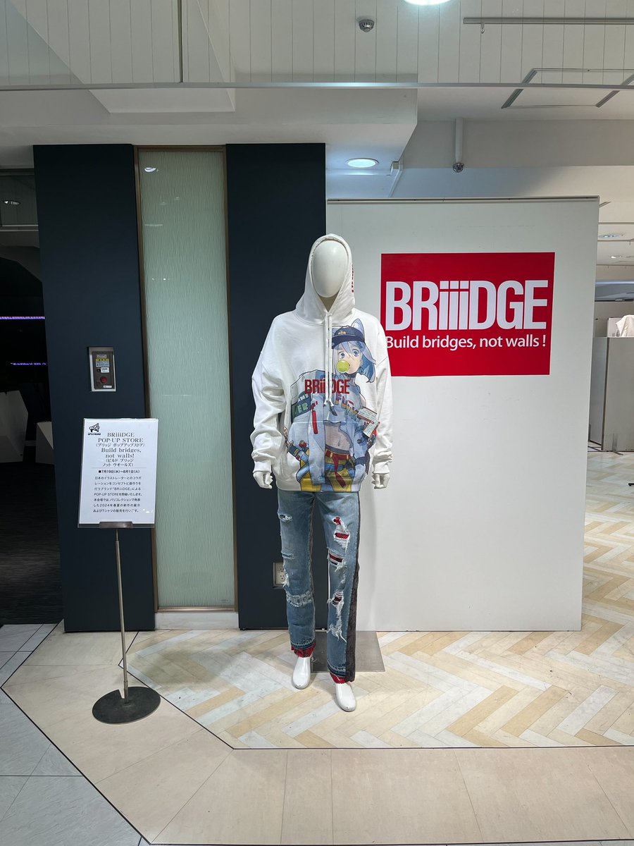 BriiidgeTokyo's tweet photo. From Paris to LA, back to Paris, and now Japan! We're popping up at the SEIBU department store in Ikebukuro!
#briiidge #tokyo #nippon #fashion #anime https://t.co/AlhgDWBcNI