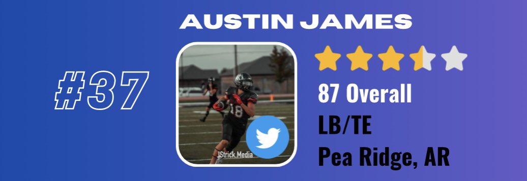 Thanks for the eval @One11Recruiting . Thankful to be rated #37 on your board. There are a lot of good dudes out there.