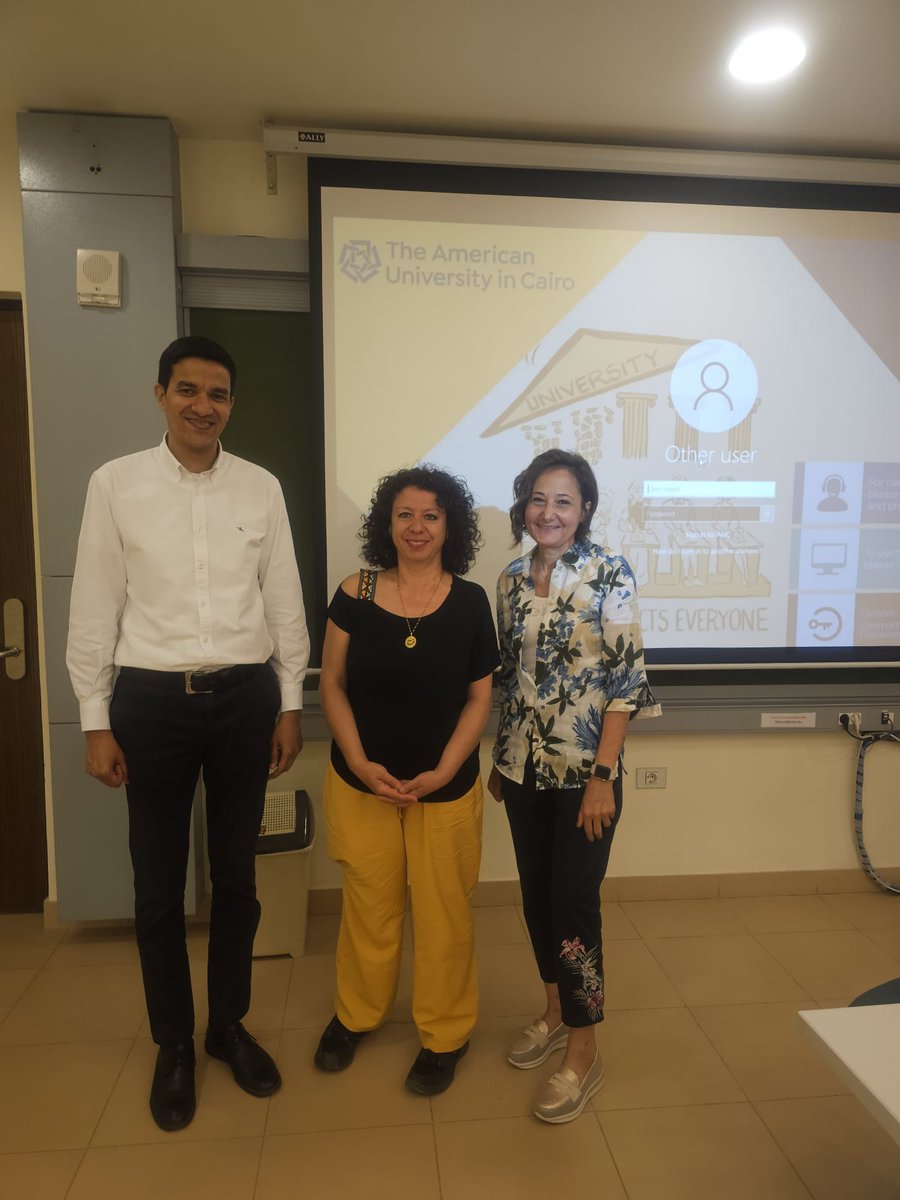 Our reference librarians Mrs. Filiz Ekingen Flores Mamondi and Mrs. Zeliha Günday had an amazing visit to the AUC Library as part of the Erasmus Staff Training program! 

Thank you to the AUC Library for hosting us and for sharing their knowledge and experiences. 

#AUCLibrary