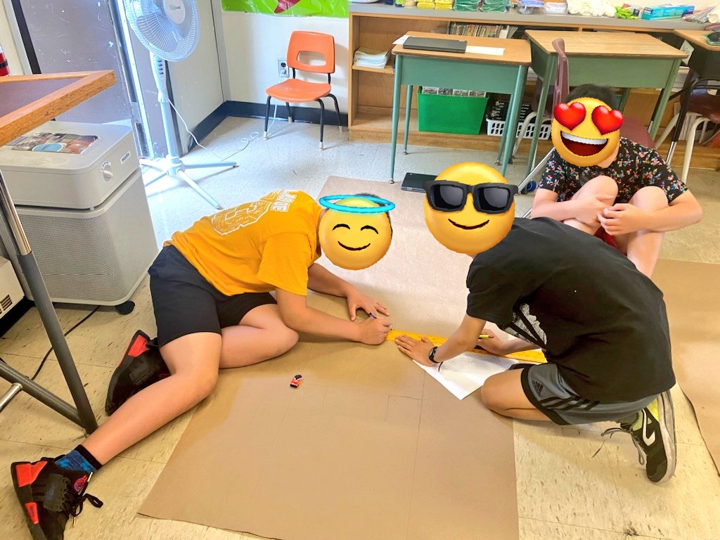 Grade 6 students creating their to scale models of a mini golf hole. We're going golfing!!  <a href="/TDSB_ConEd/">TDSB Continuing Education Department</a>