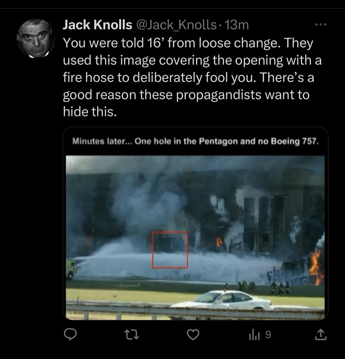 SpaceJamber369's tweet photo. @SAVVYPROJECT1 @911Revisionist He can’t get past this bullshit https://t.co/HxLnARdwxE