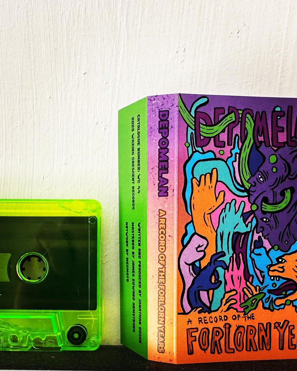 depomelan's tweet photo. Yes, it’s real!! And you can own a copy this Friday!!
Thanks to @Waxing_Cres_Rec, @SlowClinic and @itsmegmayo for making this dream a reality!! I hope I do you proud!!
#newalbum #newmusic #firstrelease #lofi #hauntology #electronica #twistedbeats https://t.co/P3bpDXMMXA