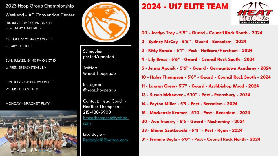 Upper Makefield HEAT Hoops tweet media