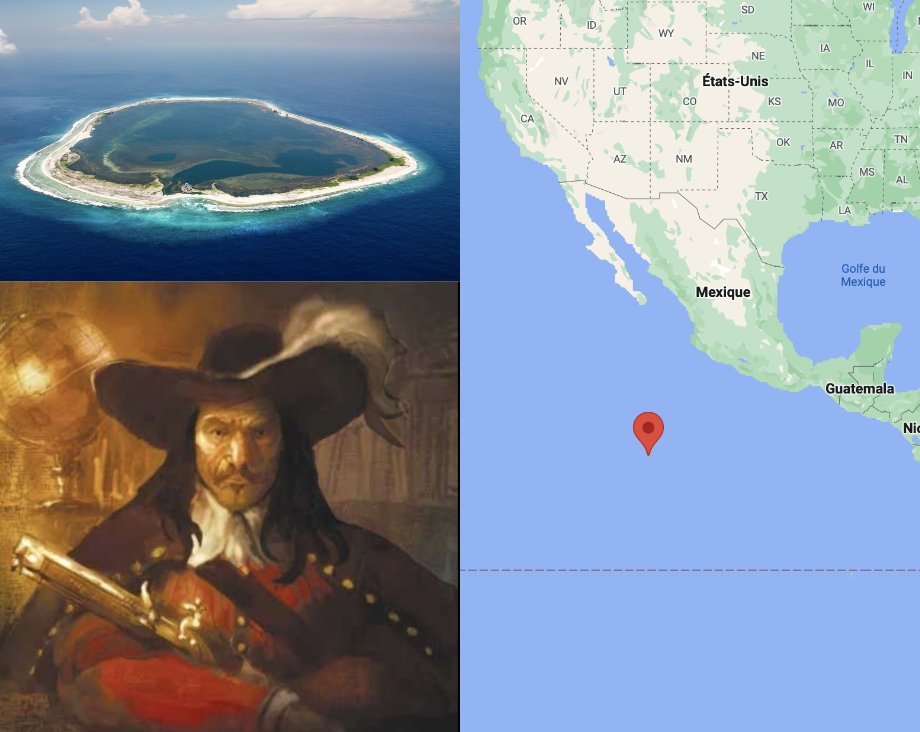 [THREAD]
🤔Le saviez-vous ?
L'Outre-mer français, composé de territoires variés répartis à travers le monde offre une richesse culturelle et géographique impressionnante. Parmi ces territoires il en existe un qui se démarque par son isolement géographique : l'île de #Clipperton🏝️
