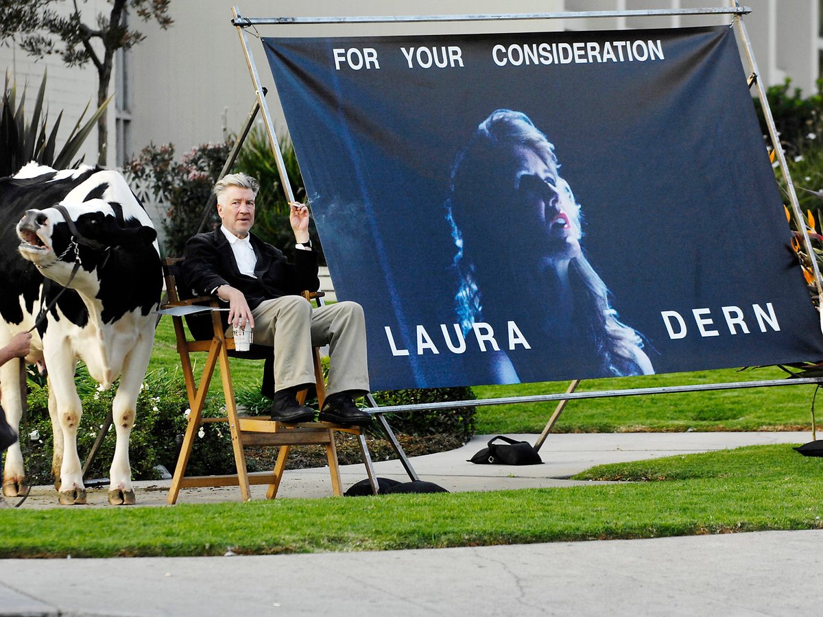 “you better not be david lynch on hollywood blvd campaigning for laura dern’s oscar with a cow when i get home”
me: https://t.co/oVsoTUH51D