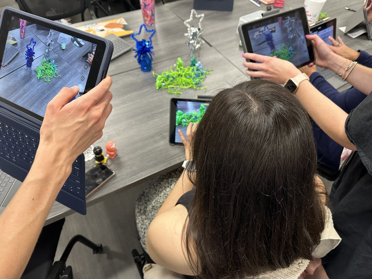 RISDiTeam's tweet image. We loved seeing @MSTMAGNET teachers become movie stars and producers today when they engaged in #AppleProfessionalLearning! What will this spark for your students? We can’t wait to find out! #RISDWeAreOne #MSTShinesBright